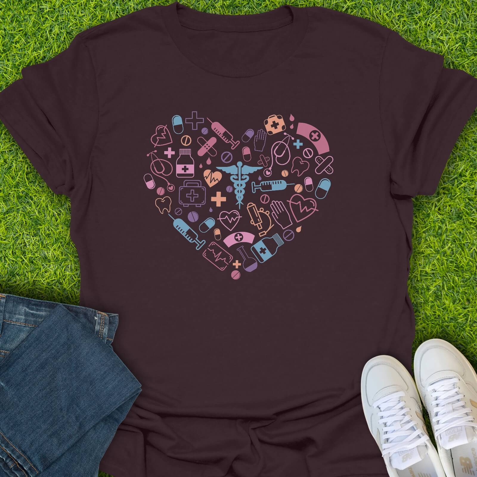 T-Shirt Dark Chocolate / S All Heart Tee
