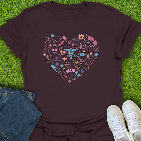T-Shirt Dark Chocolate / S All Heart Tee