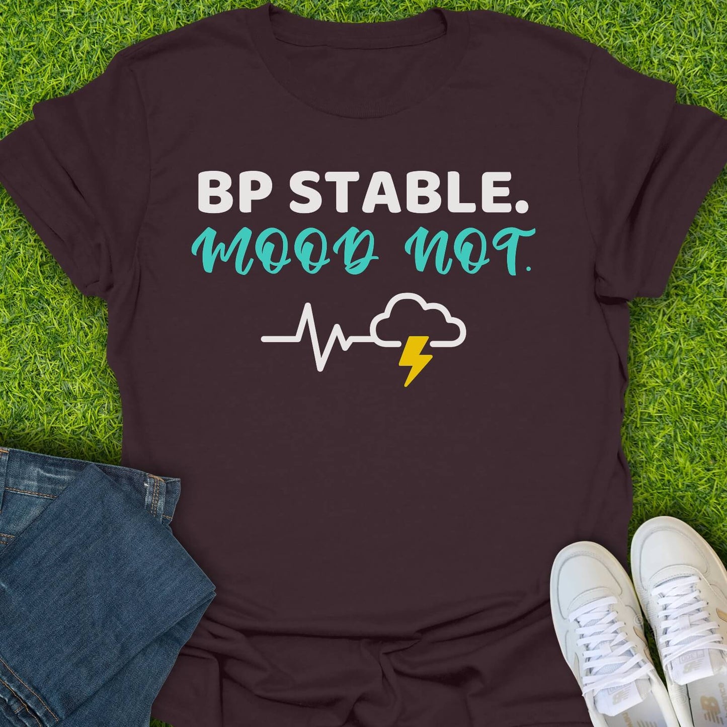 T-Shirt Dark Chocolate / S BP Stable Mood Not Tee