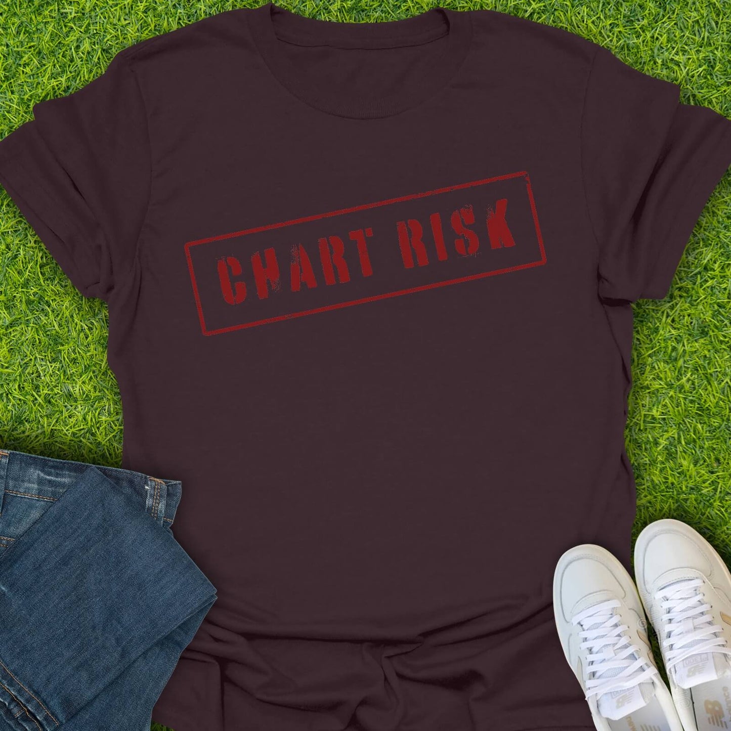 T-Shirt Dark Chocolate / S Chart Risk Tee
