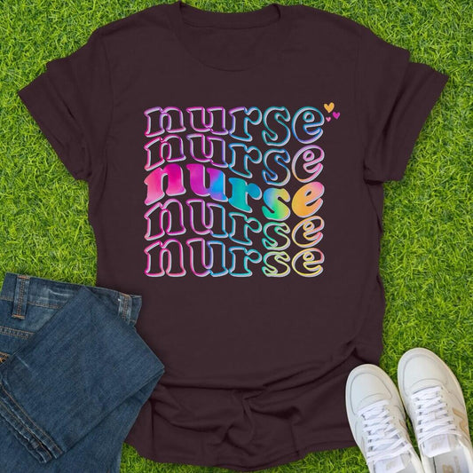 T-Shirt Dark Chocolate / S Groovy Nurse Tee