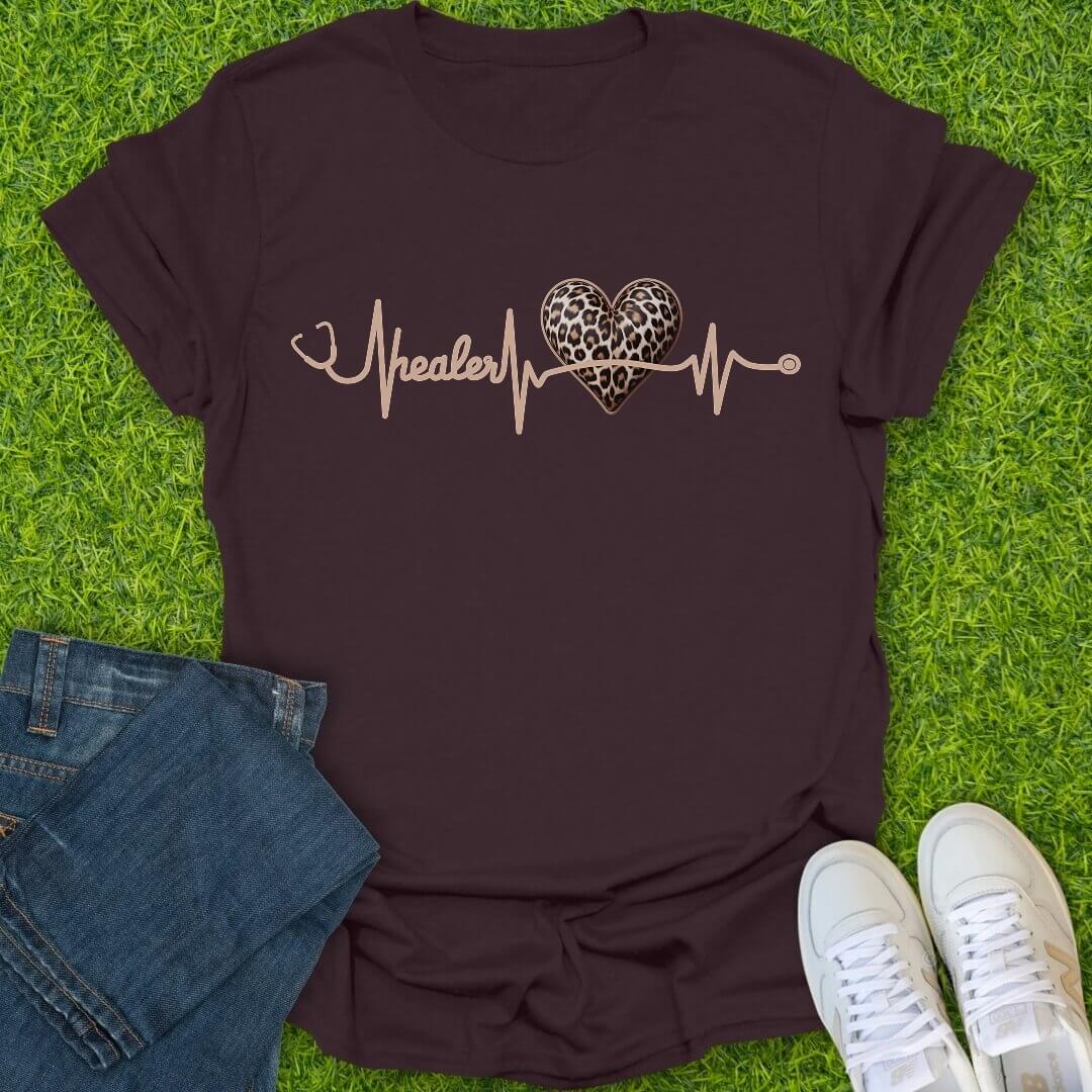 T-Shirt Dark Chocolate / S Healer Pulse Tee