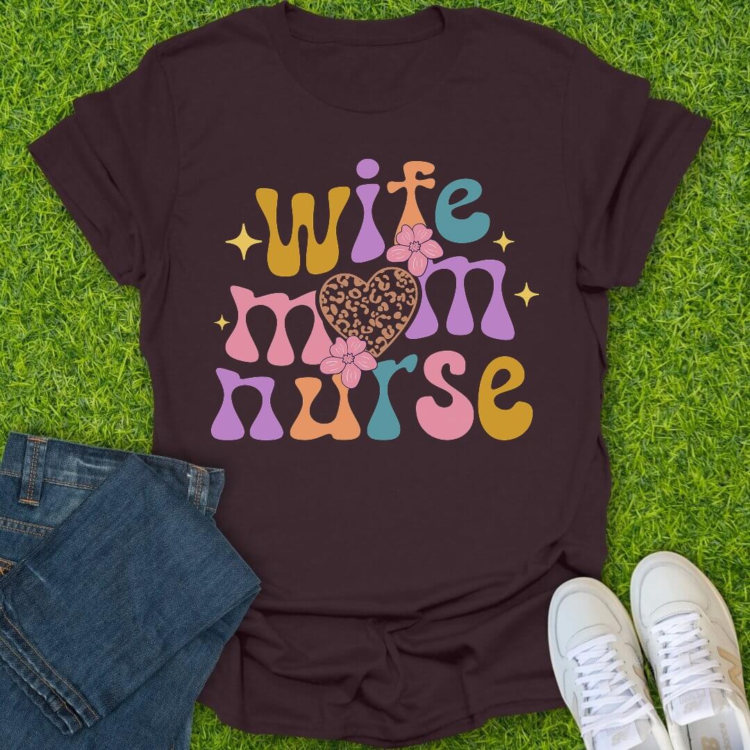 T-Shirt Dark Chocolate / S Retro Bloom Tee