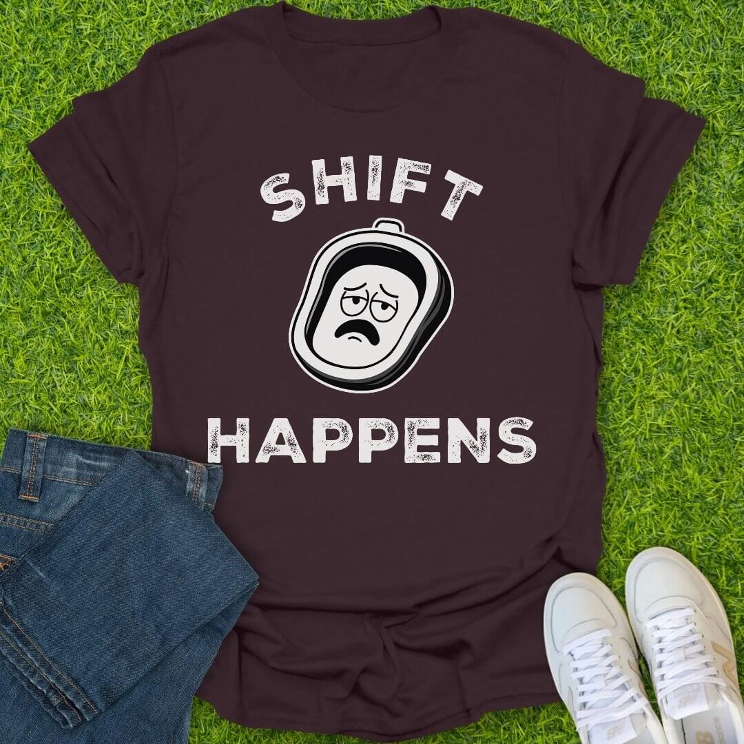 T-Shirt Dark Chocolate / S Shift Happens Tee