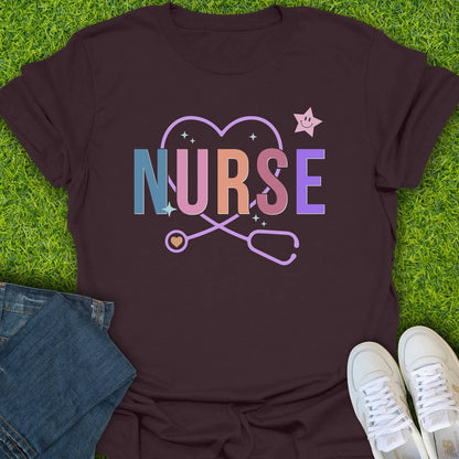 T-Shirt Dark Chocolate / S Starry Nurse Tee