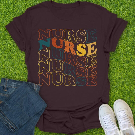 T-Shirt Dark Chocolate / S Wavy Nurse Tee