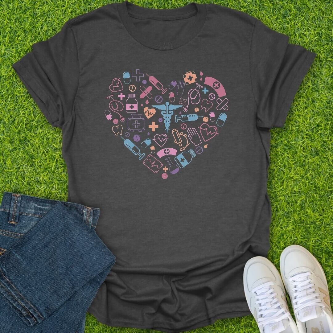 T-Shirt Dark Heather / S All Heart Tee