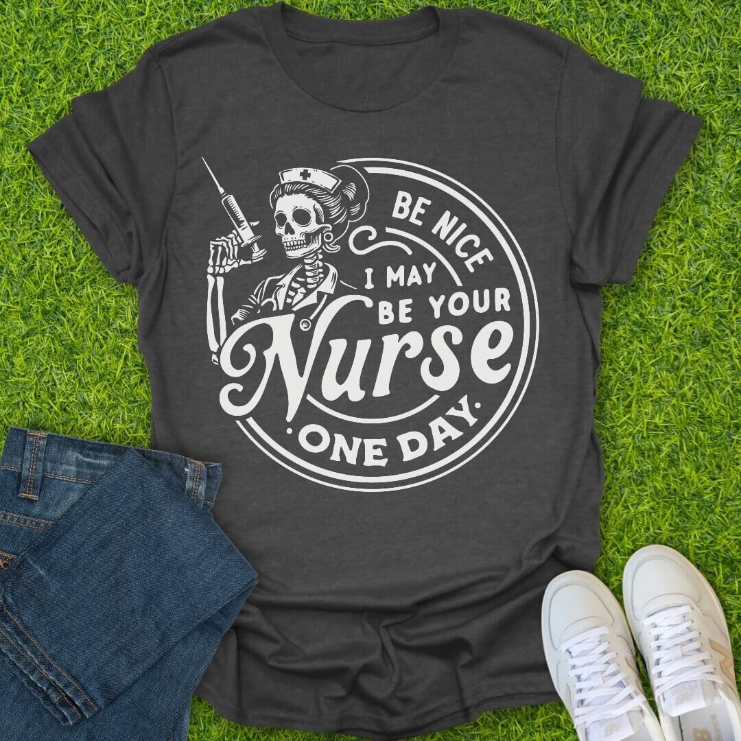 T-Shirt Dark Heather / S Be Nice Tee