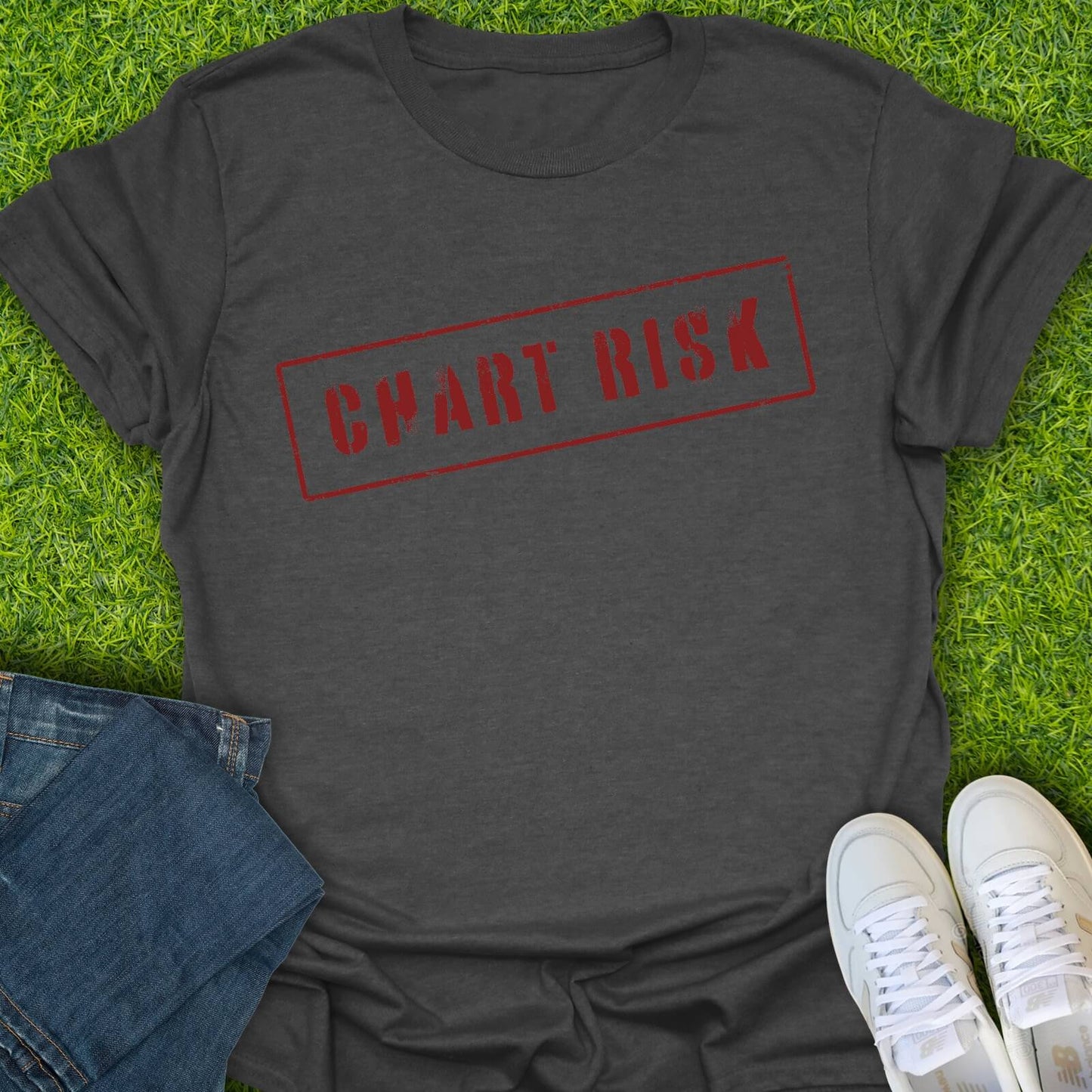 T-Shirt Dark Heather / S Chart Risk Tee