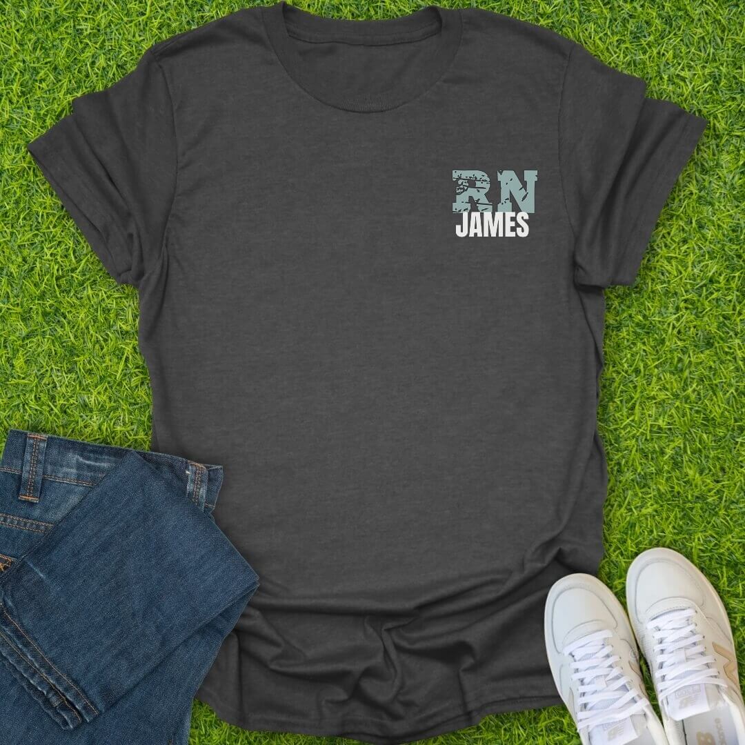 T-Shirt Dark Heather / S Custom RN Identity Tee