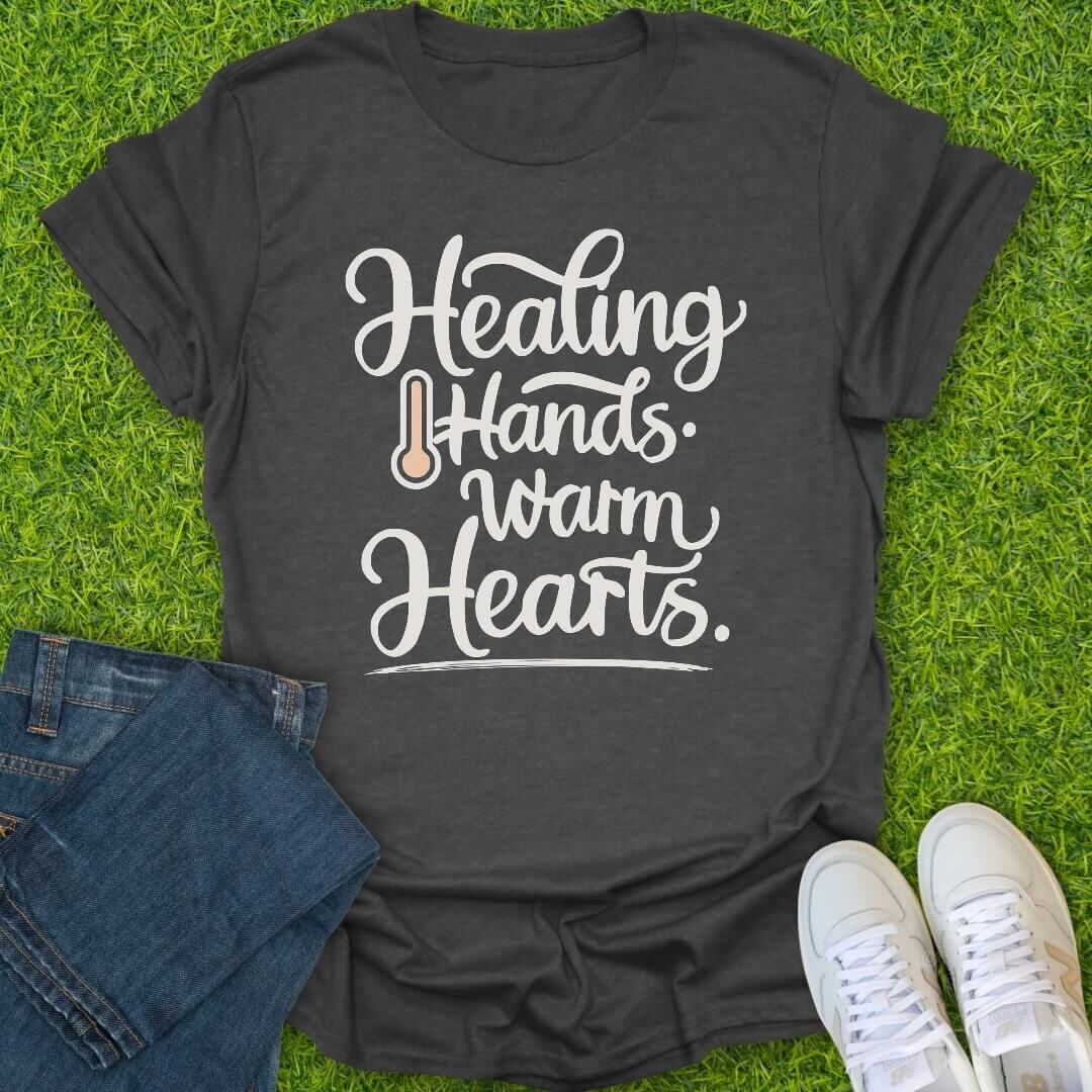 T-Shirt Dark Heather / S Healing Hands Tee