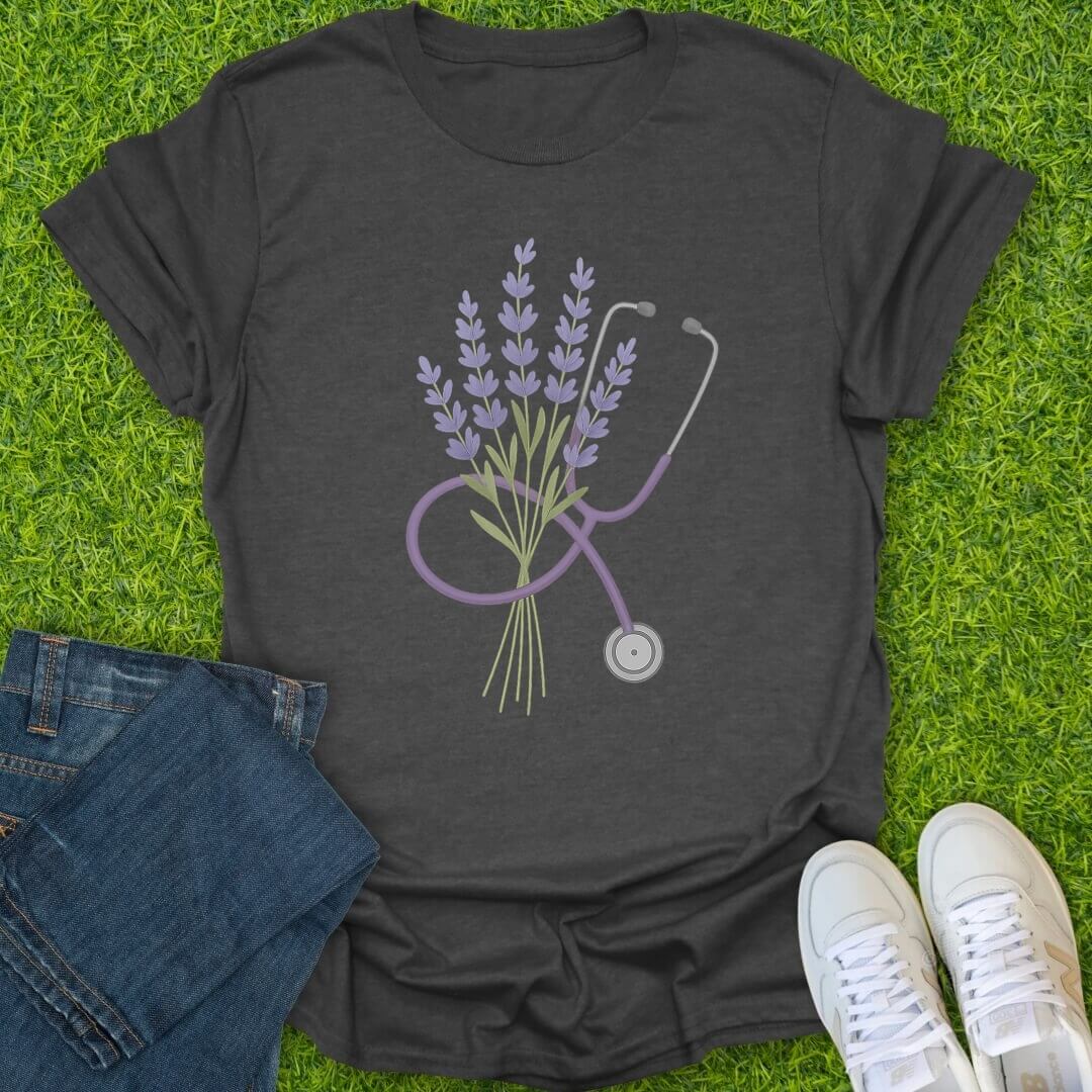 T-Shirt Dark Heather / S Lavender Tee