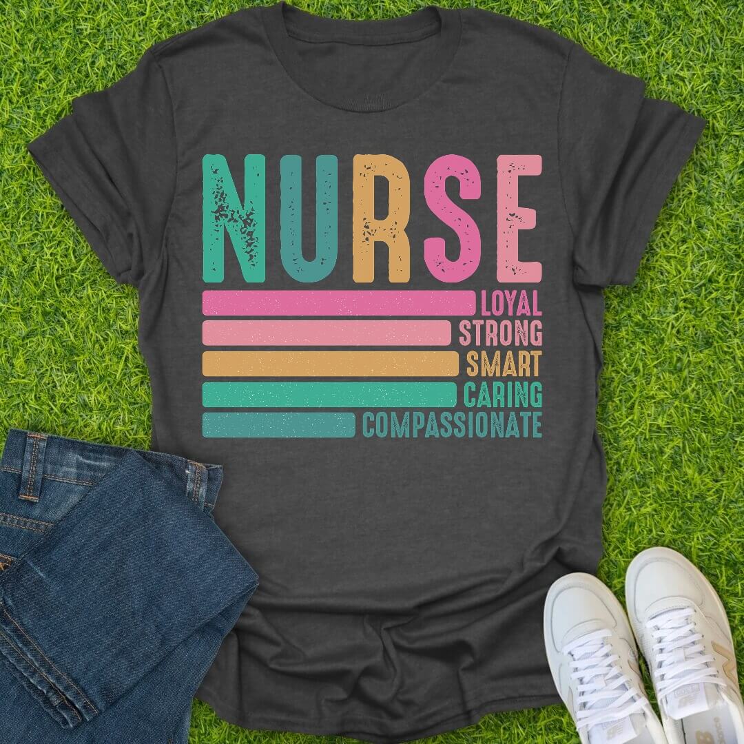 T-Shirt Dark Heather / S Nurse Defined Tee