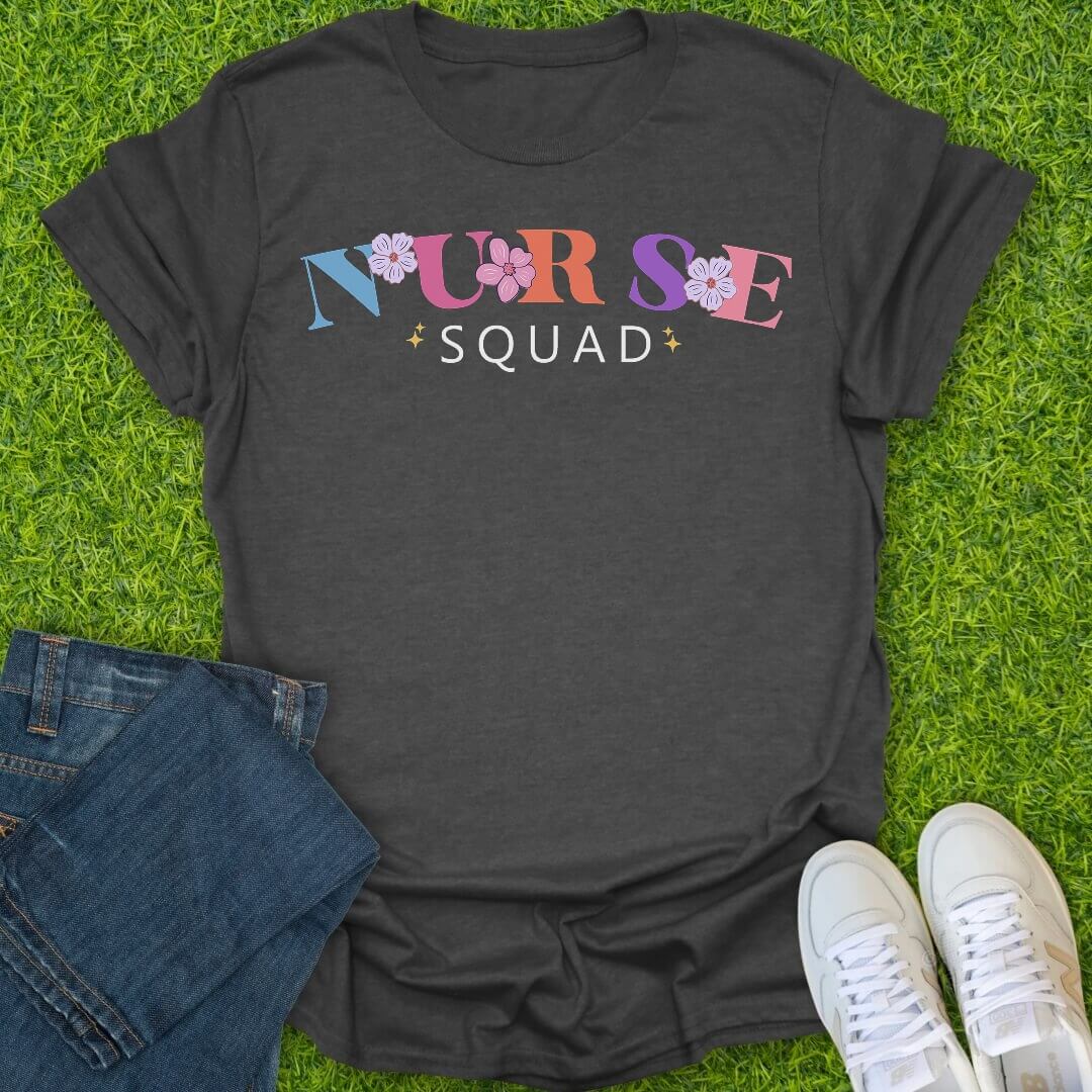 T-Shirt Dark Heather / S Nurse Squad Tee