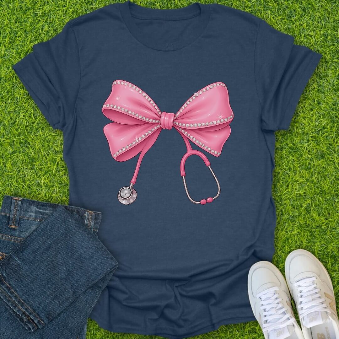 T-Shirt Heather Navy / S Barbie RN Vibes Tee