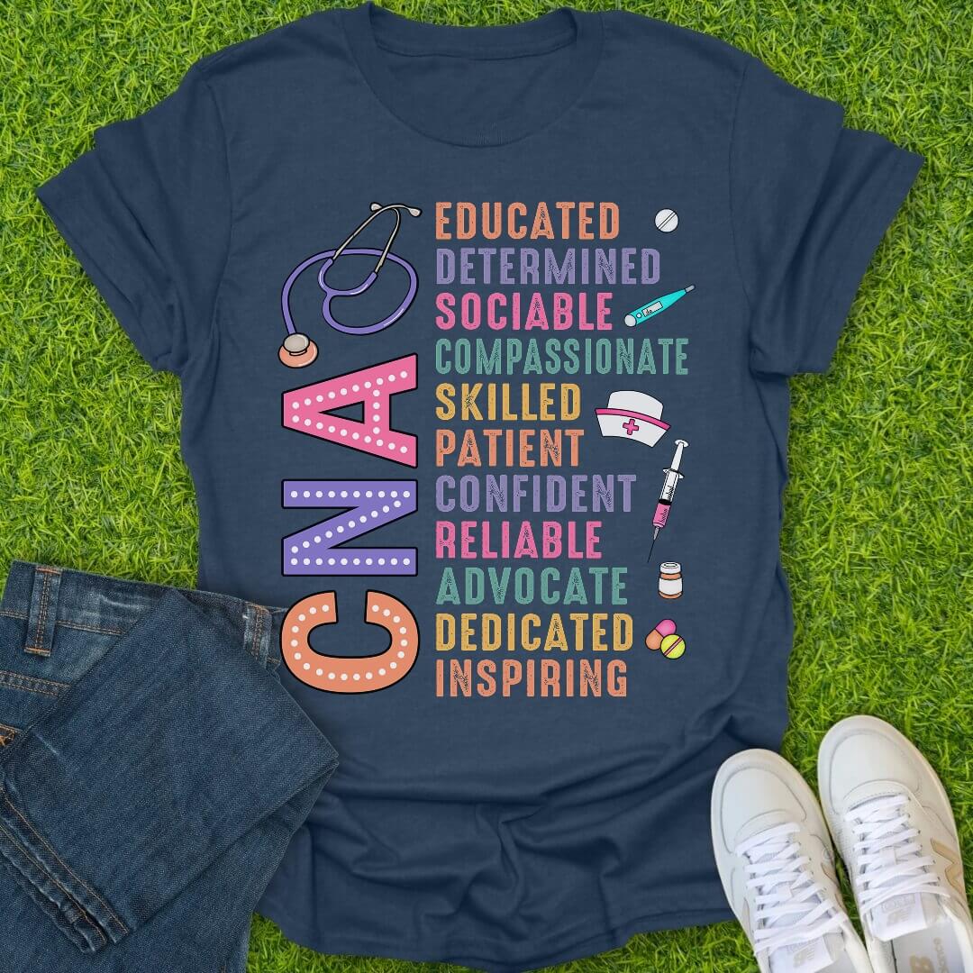 T-Shirt Heather Navy / S CNA Defined Tee