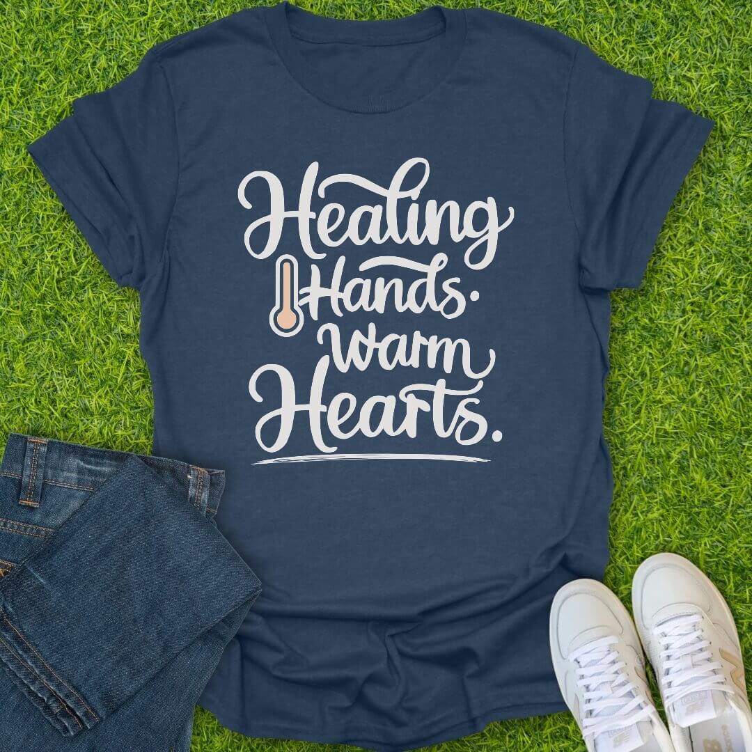 T-Shirt Heather Navy / S Healing Hands Tee