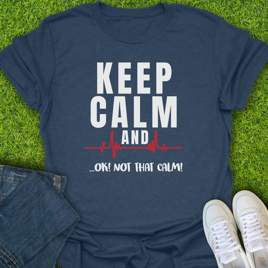 T-Shirt Heather Navy / S Keep Calm Tee