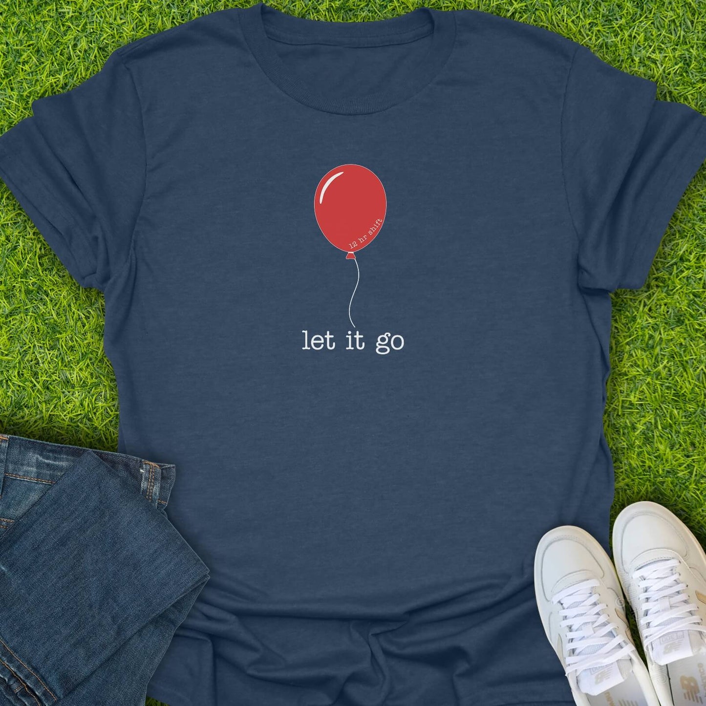 T-Shirt Heather Navy / S Let It Go Tee