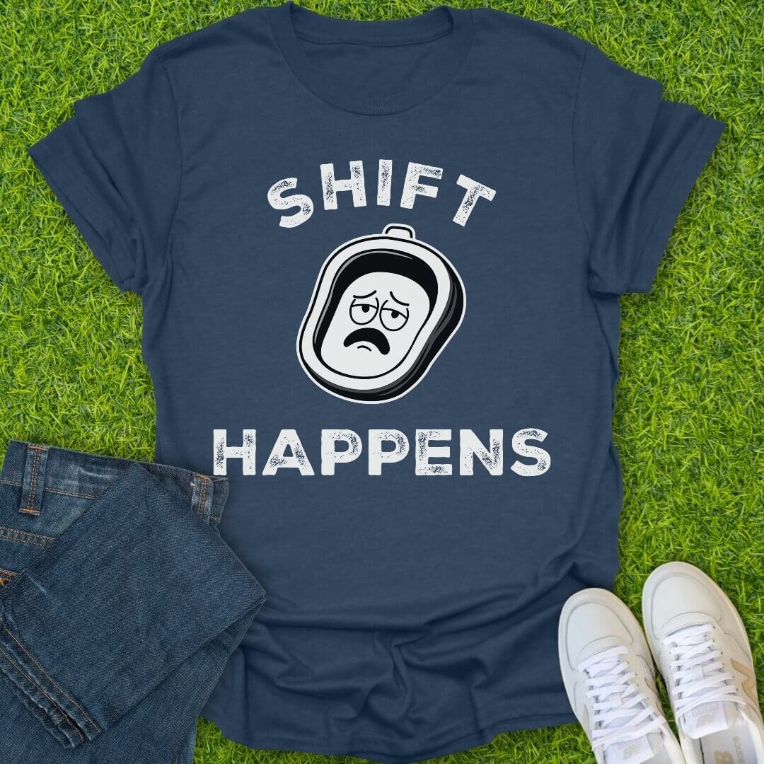 T-Shirt Heather Navy / S Shift Happens Tee