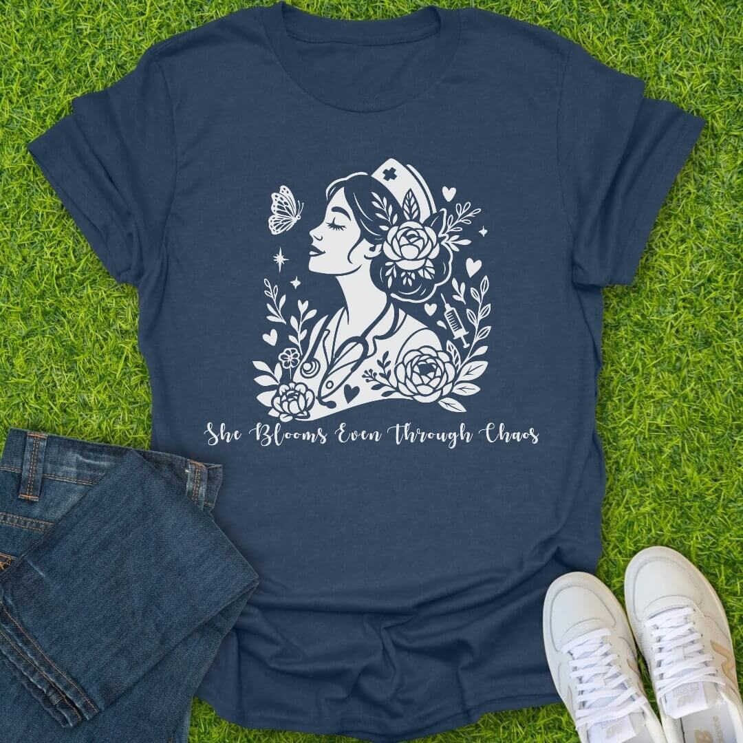 T-Shirt Heather Navy / S Soft Strength Nurse Tee