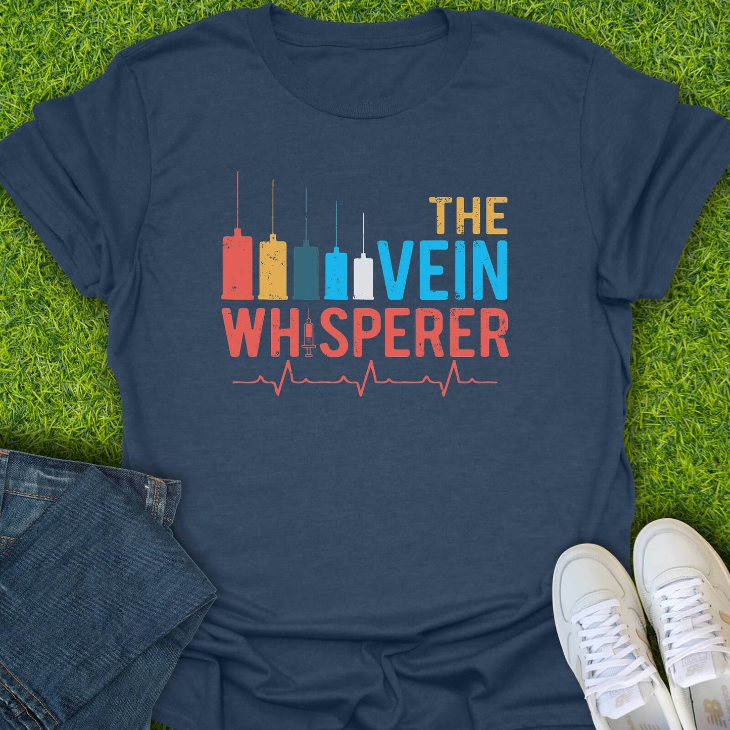 T-Shirt Heather Navy / S The Vein Whispherer Tee