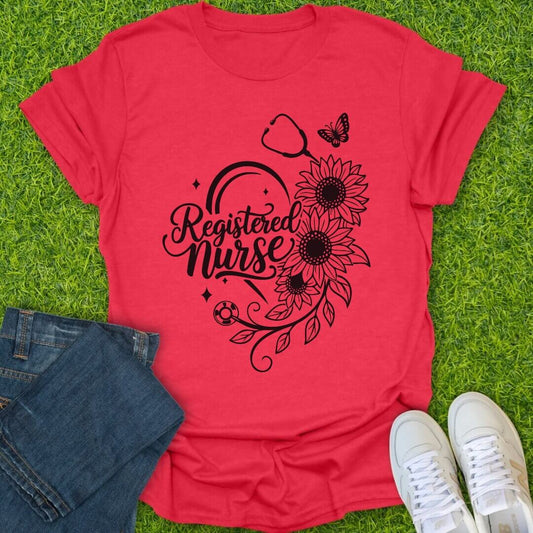 T-Shirt Heather Red / S Bloom With Purpose Tee