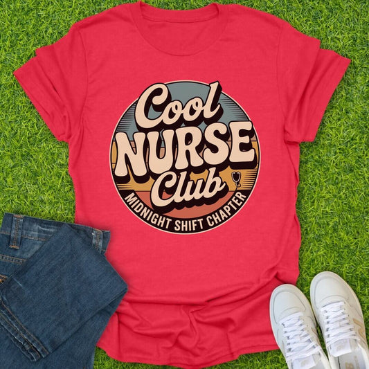 T-Shirt Heather Red / S Cool Nurse Club Tee