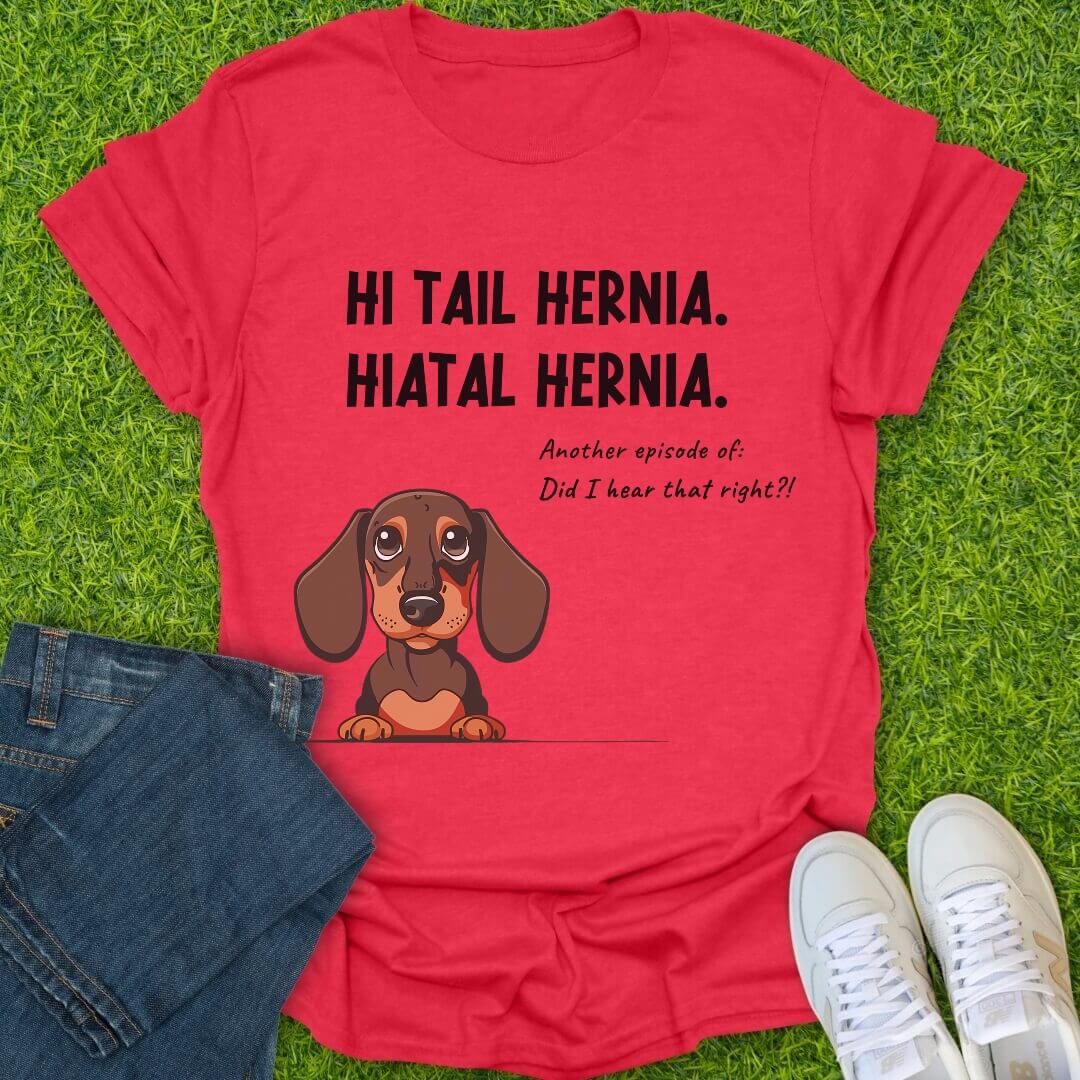 T-Shirt Heather Red / S Hi Tail Hernia Tee