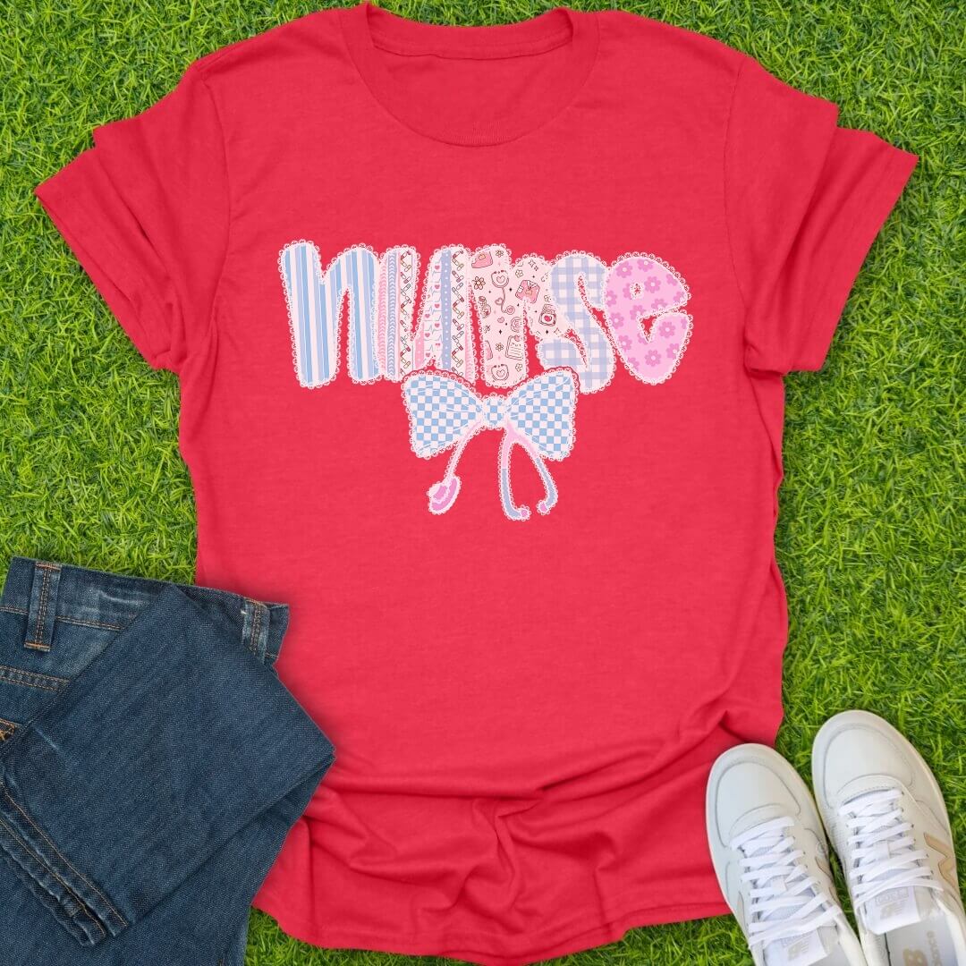 T-Shirt Heather Red / S Lacey Nurse Tee
