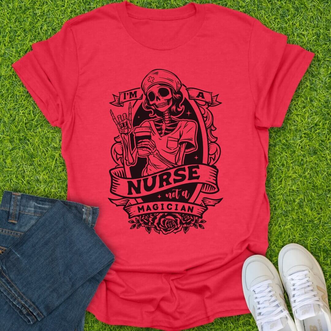 T-Shirt Heather Red / S Not A Magician Tee