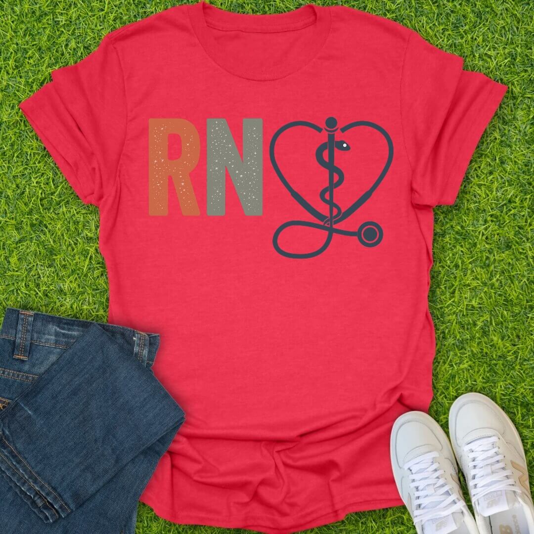 T-Shirt Heather Red / S RN Crest Tee