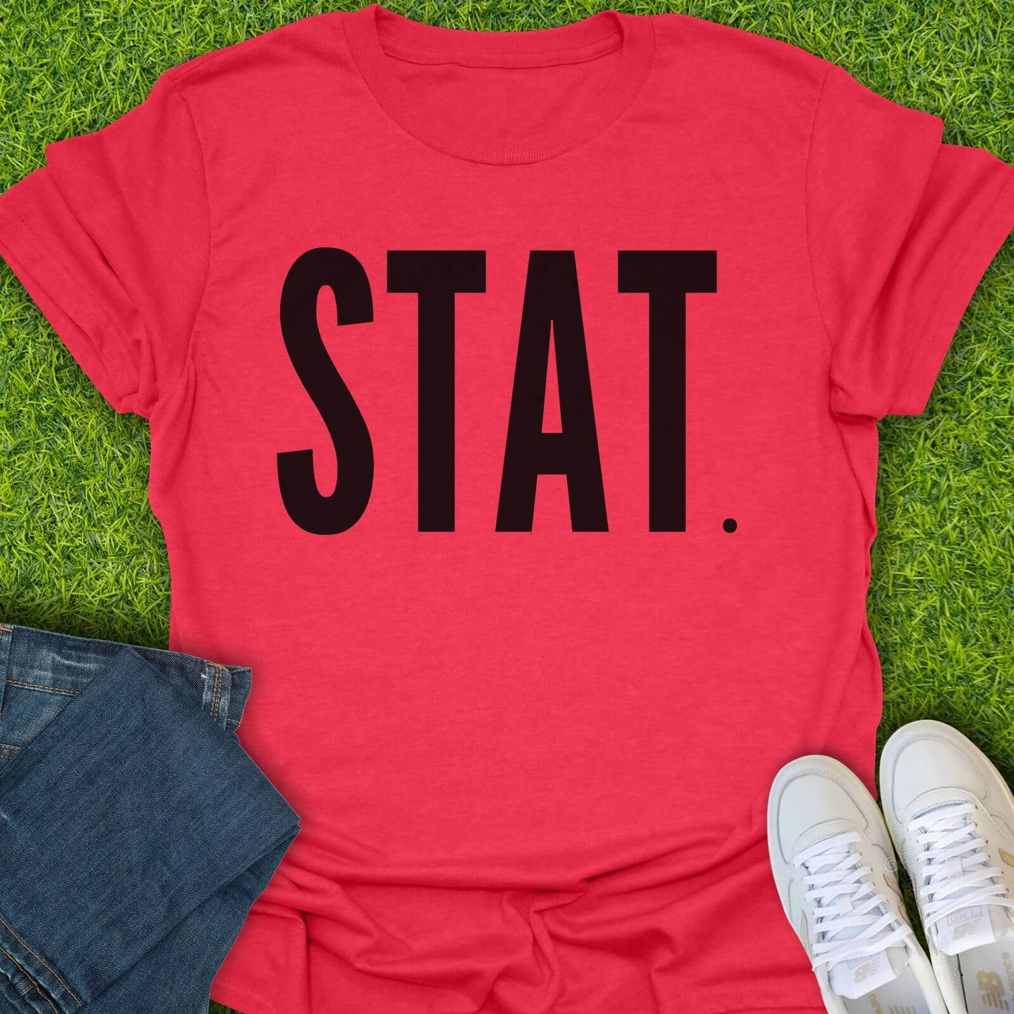 T-Shirt Heather Red / S Stat Tee