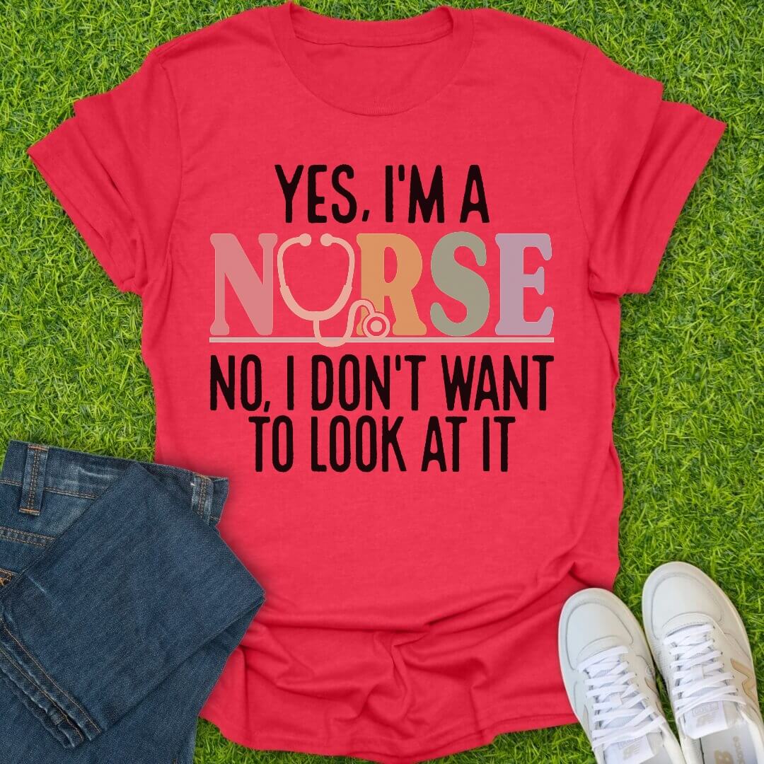 T-Shirt Heather Red / S Yes I Am Tee