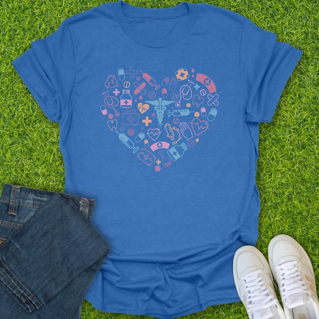 T-Shirt Heather Royal / S All Heart Tee