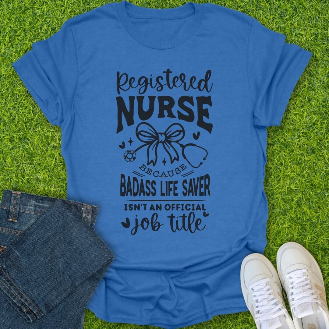 T-Shirt Heather Royal / S Badass Life Saver Tee