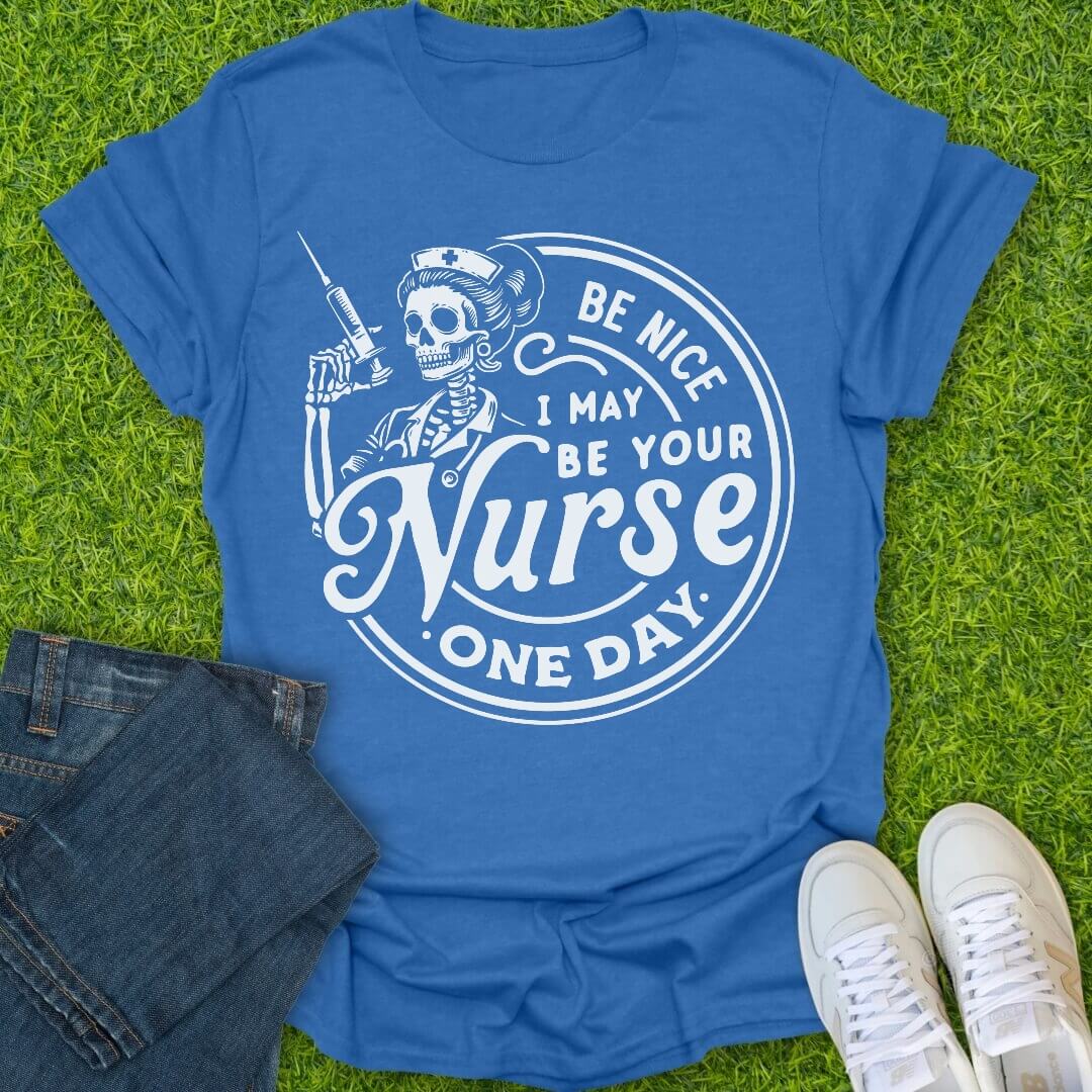 T-Shirt Heather Royal / S Be Nice Tee