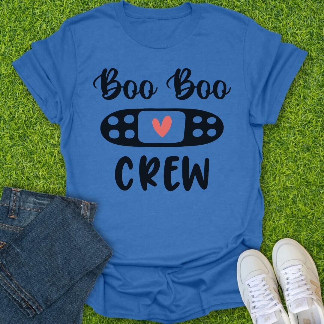 T-Shirt Heather Royal / S Boo Boo Crew Tee