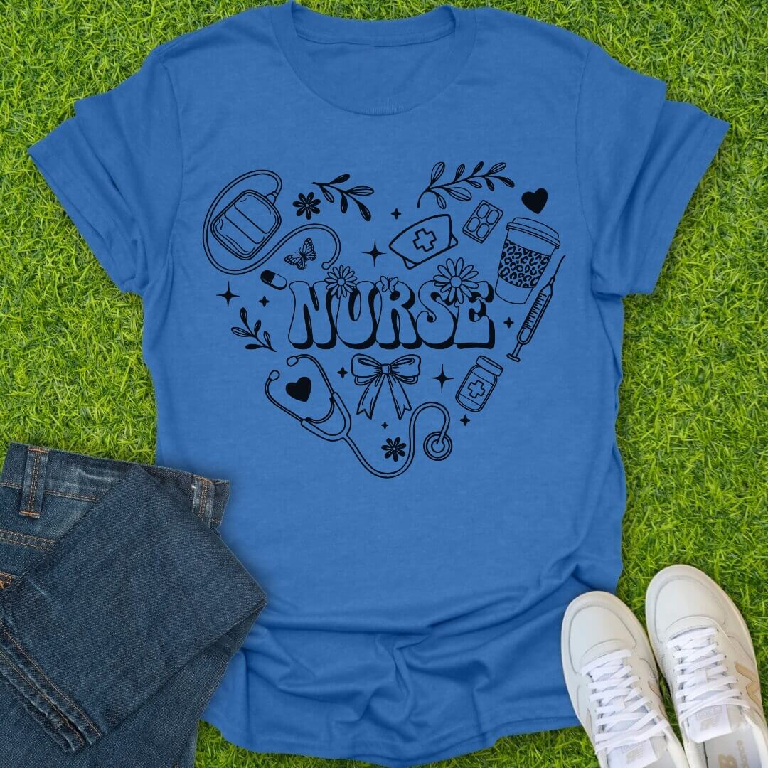 T-Shirt Heather Royal / S Built To Care Tee