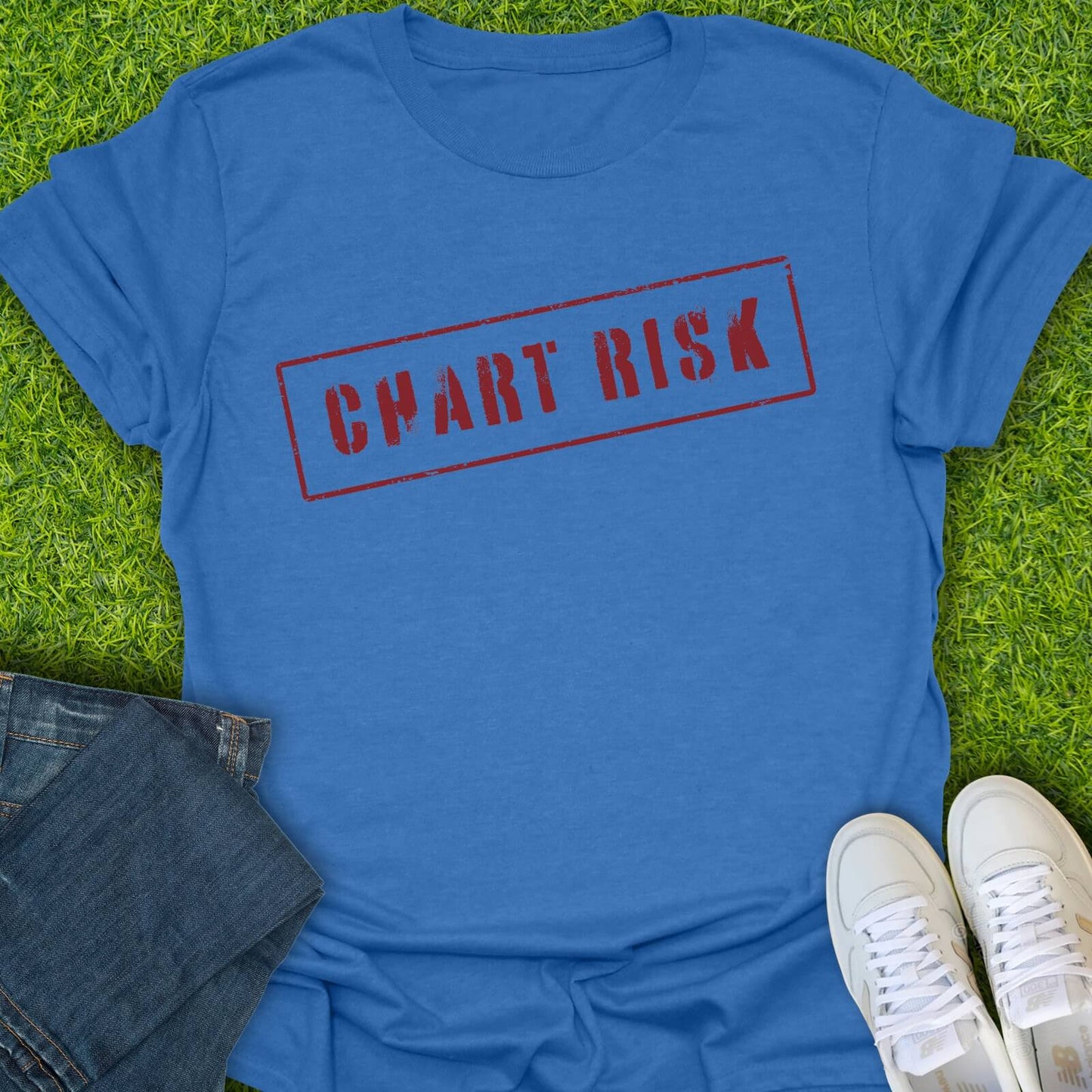 T-Shirt Heather Royal / S Chart Risk Tee