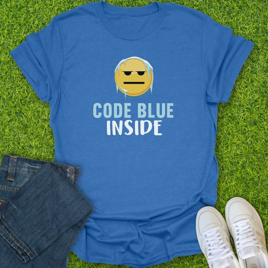T-Shirt Heather Royal / S Code Blue Inside Tee