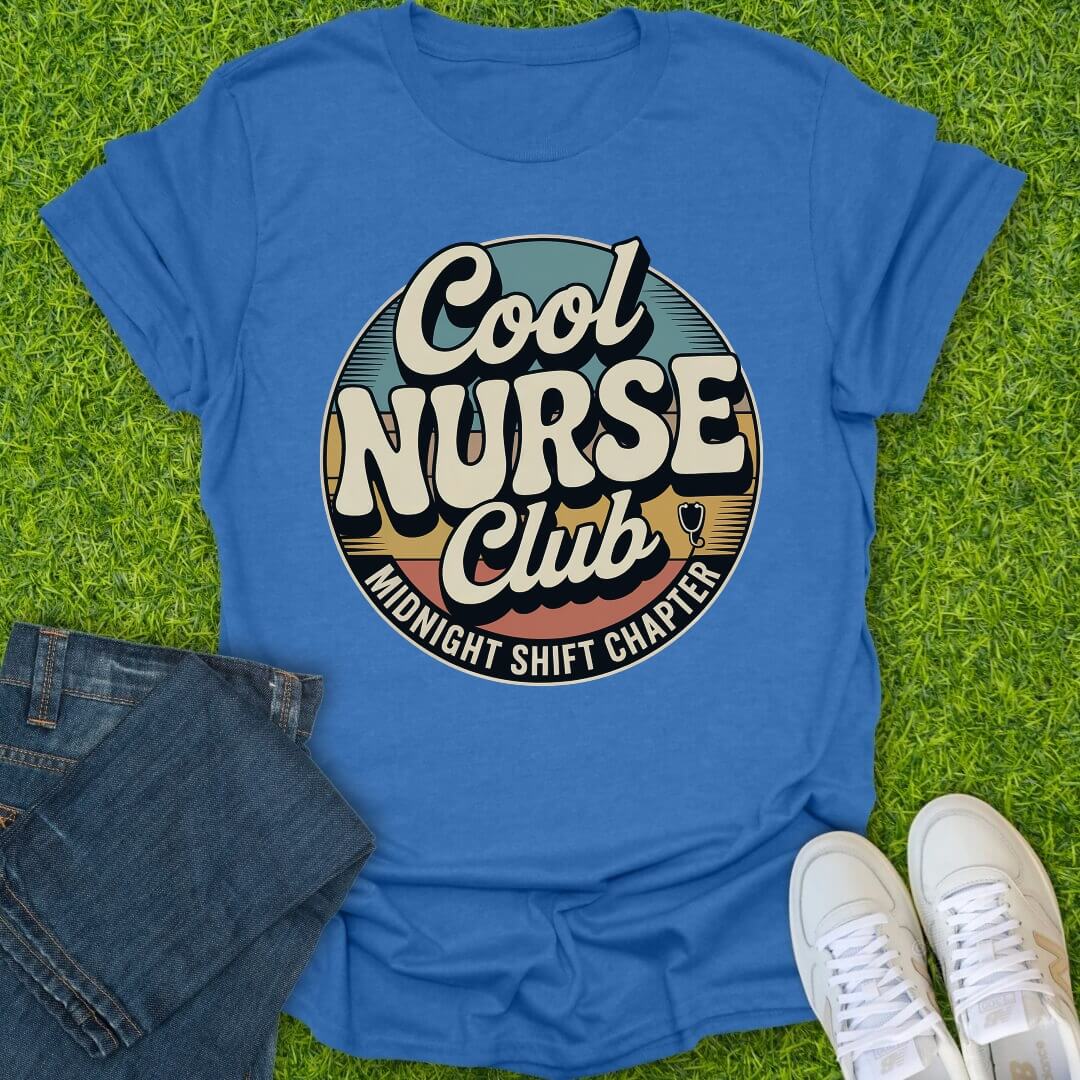 T-Shirt Heather Royal / S Cool Nurse Club Tee