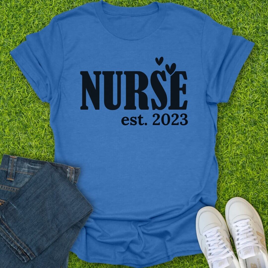 T-Shirt Heather Royal / S Custom A New Chapter In Care Tee