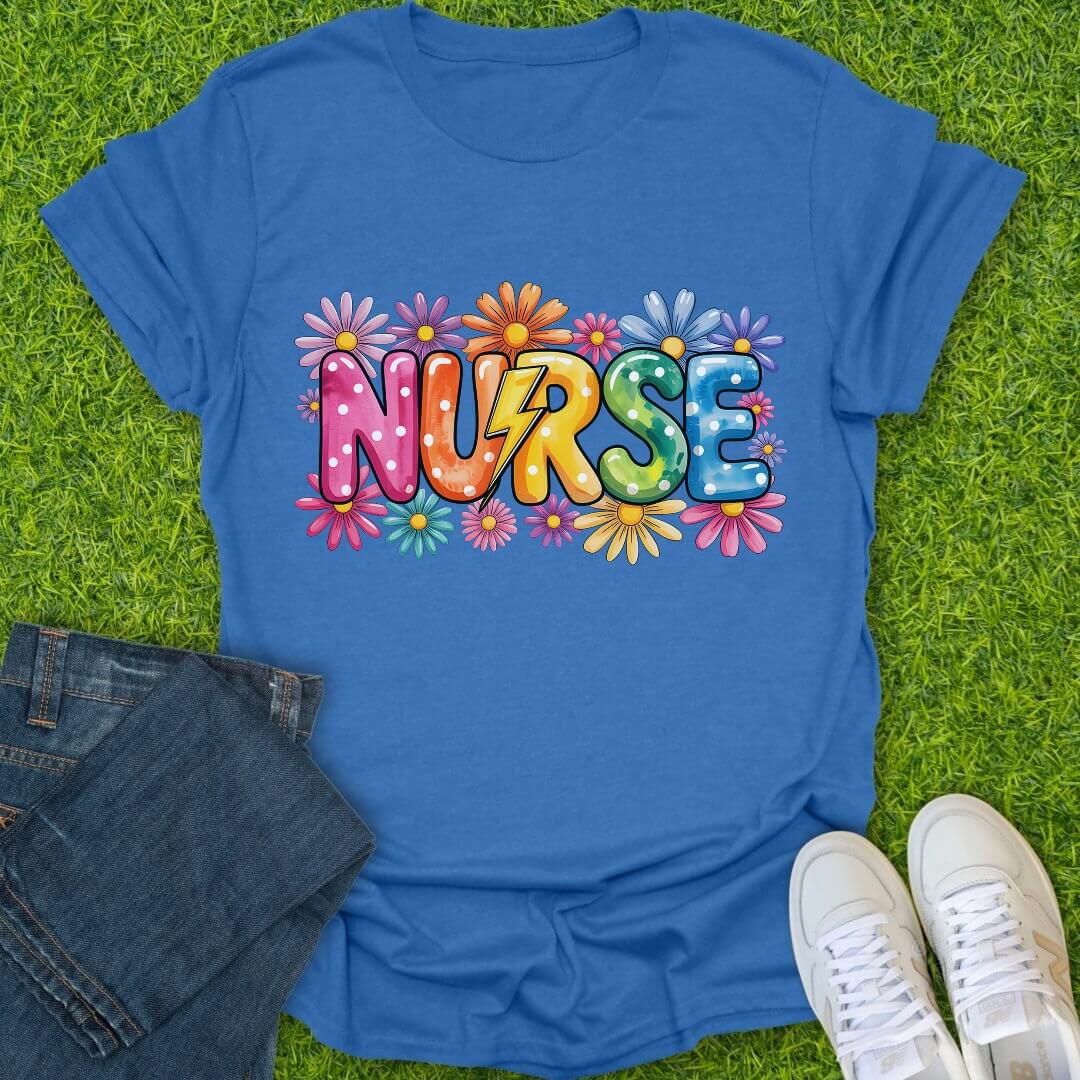 T-Shirt Heather Royal / S Electric Daisies Tee