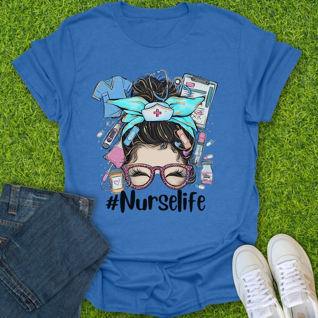 T-Shirt Heather Royal / S Essentials Hair Day Tee