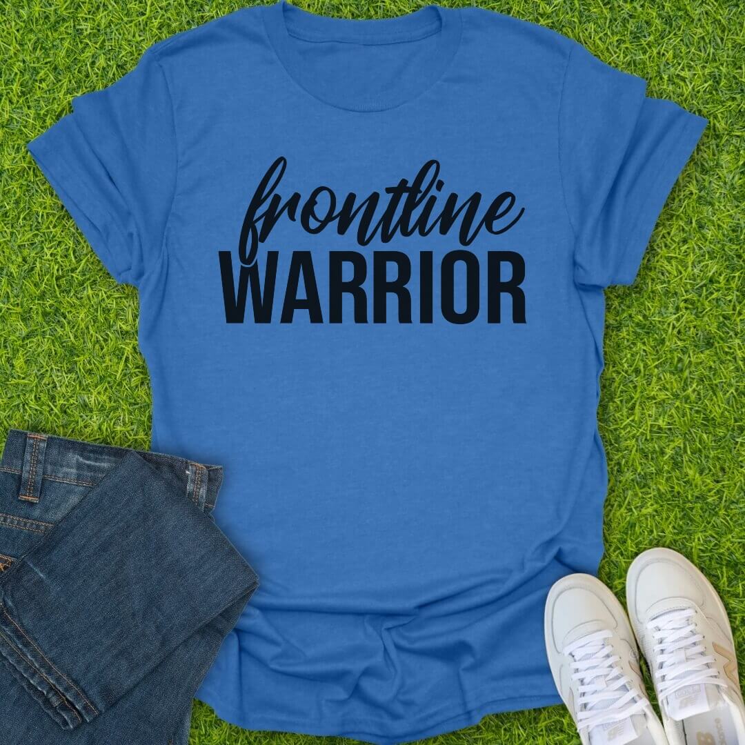 T-Shirt Heather Royal / S Frontline Warror Tee
