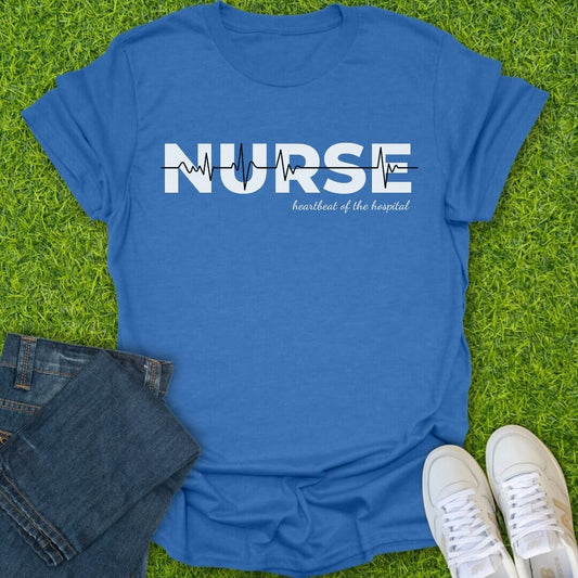 T-Shirt Heather Royal / S Heartbeat Hospital Tee