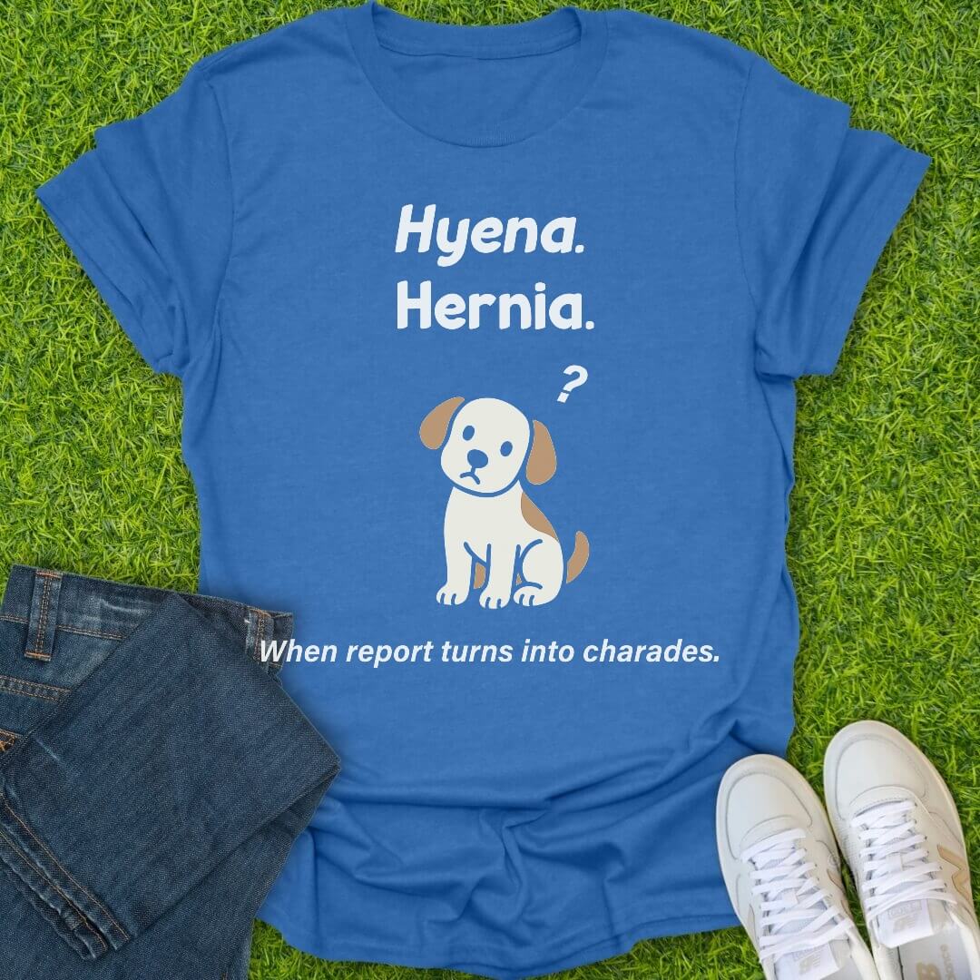 T-Shirt Heather Royal / S Hyena Hernia Tee