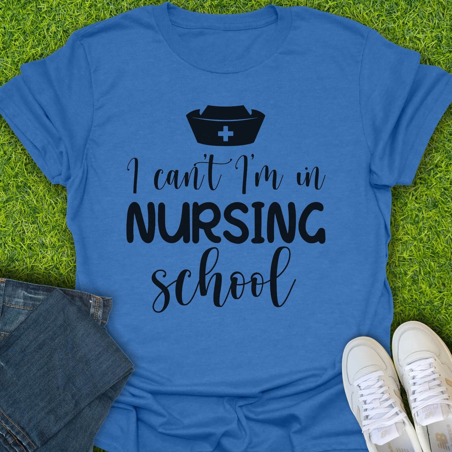 T-Shirt Heather Royal / S I'm In Nursing School Tee