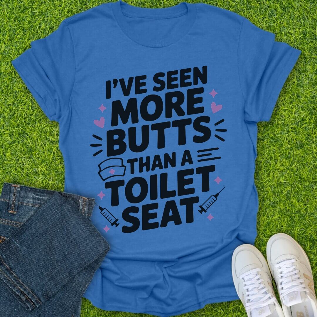 T-Shirt Heather Royal / S I've Seen More Butts Tee